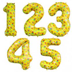 Цифры Три кота  (34''/86 см)