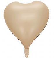 Сердце 18 дюймов (45х45см) нежно розовые (Baby pink) Китай