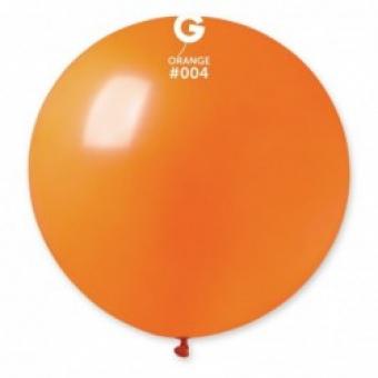 Латексные шарики Gemar, G30 без полос Оранжевые 04/31" (80 см)