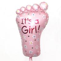 Шарик стопа It's a Girl(розовая) Китай (УП)