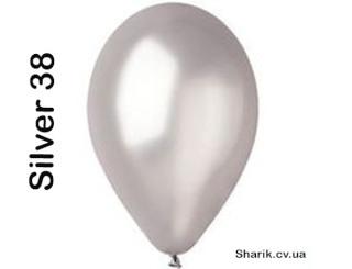 Шары Gemar GM90-38 10"(серебряный)