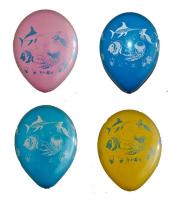 Шарики рыбки (микс) 12"(30см)