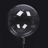 Шарик Bubble прозрачный 11" (Bobo) красная пачка