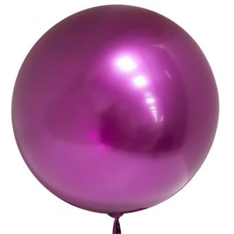 Хром Bubble Китай 22"(50см) малиновый