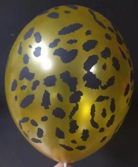 Шарик Золотой Леопард 12" 30 см. Belbal "ТМStar"