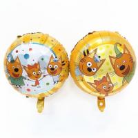 Фольга Круг три кота 45см. х 45см.