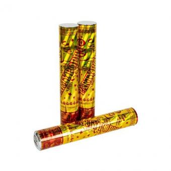 Хлопушка Party popper золотая 30см 6106-30