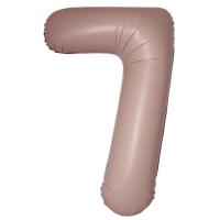 Цифра 7 Slim Flexmetal Винтажная роза 35" (90 см) (УП)