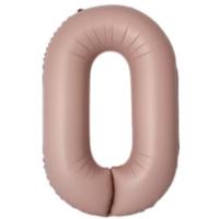 Цифра 0 Slim Flexmetal Винтажная роза 35" (90 см) (УП)
