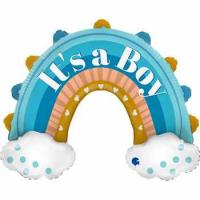 Фольгированный шарик Грабо Радуга It's a Boy 31" УП G72151