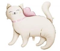 Фольгированный шар Котенок Kitty 83х77см. PartyDeco(Пати деко) (УП)