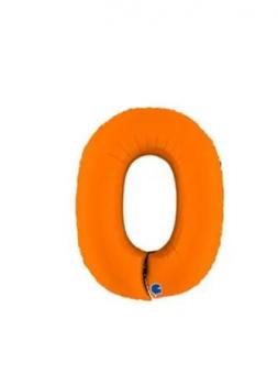 Цифра "0" оранжева Grabo(Грабо) 100см. (УП)