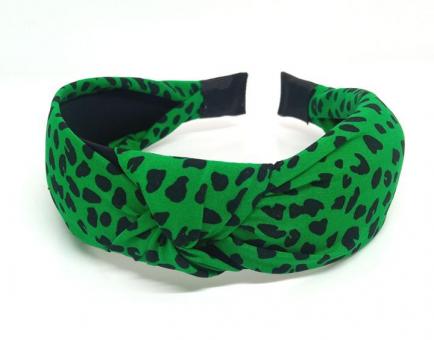 №1687 Обруч капли зелен.шир.4см