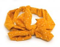 №2404 Повязка афробант горох горч. 20х4.5см