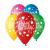Шарики с рисунком микс Happy Birthday  12" *30см)