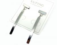 №30004 Сережки XuPing серебро 4.4см