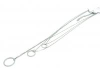 №30008 Цепочка XuPing серебро 0.1х34см