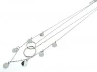 №30014 Цепочка XuPing серебро 0.1х34см
