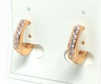 №30052 Сережки XuPing золото 1.5см
