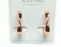 №30053 Сережки XuPing золото 2см