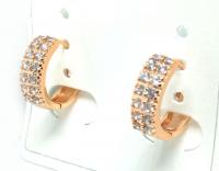 №30054 Сережки XuPing золото 1.2см