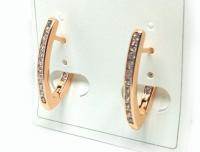 №30064 Сережки XuPing золото 2.1см