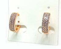 №30070 Сережки XuPing золото 1.4см