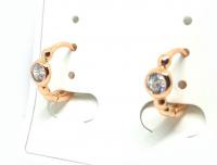 №30083 Сережки XuPing золото 1.1см