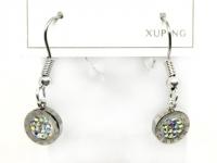 №30234 Серьги XuPing серебро 2.6см