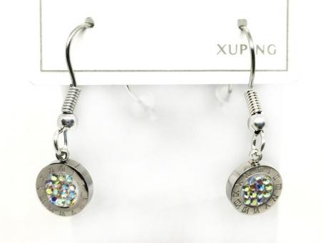 №30234 Сережки XuPing срібло 2.6см