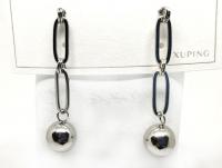 №30236 Серьги XuPing серебро 3.5см