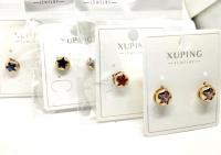№30237 Серьги XuPing золото 0.7см
