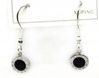№30239 Серьги XuPing серебро 2.6см