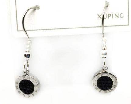 №30239 Серьги XuPing серебро 2.6см