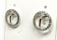 №30258 Сережки ХuPing серебро 1.2см