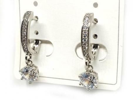 №30300 Сережки ХuPing серебро 2см