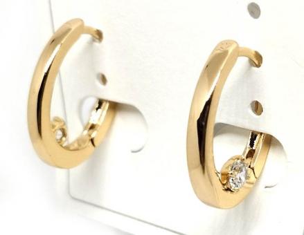 №30319 Сережки ХuPing золото 1.7см