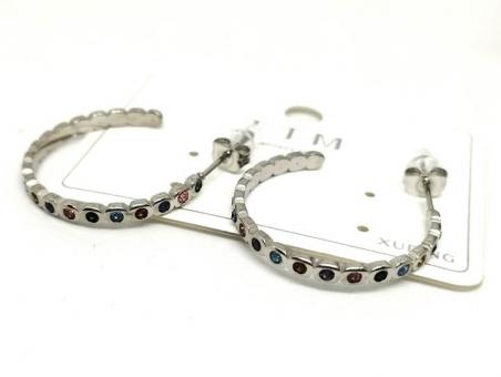№30321 Сережки ХuPing серебро 2.5см