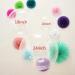 Шарик Bubble прозрачный 18"(40см) синяя пачка Bobo (растянутые)