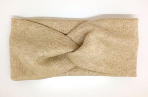 №3727 Пов'язка ангора королівська бежев.21х11см