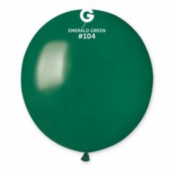 Шары Gemar G19-104 19" изумрудно зеленый без полос
