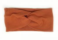 №3932 Повязка рубчик трик.корич.19х9.5см