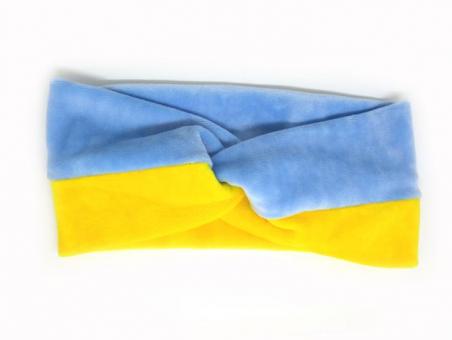 №3954 Пов'язка спорт-велюр Україна 22х10см