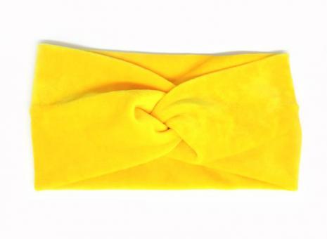 №3956 Пов'язка спорт-велюр жовт.22х10см