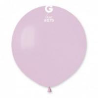 Латексные шарики Gemar, G19 Пастель 79/19" Lilac без полос