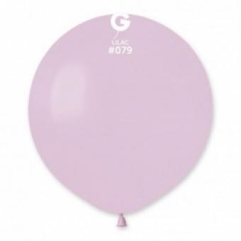 Латексные шарики Gemar, G19 Пастель 79/19" Lilac без полос