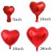 Сердце (мини) 4 дюйма(13*13см) красное Китай