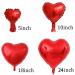 Сердце (мини) 4"(13х13см) серебро Китай