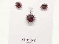 №5468 Серьги+подвеска Xuping серебро
