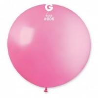 Латексные шарики Gemar, G30 без полос Розовые 06/31" (80 см)